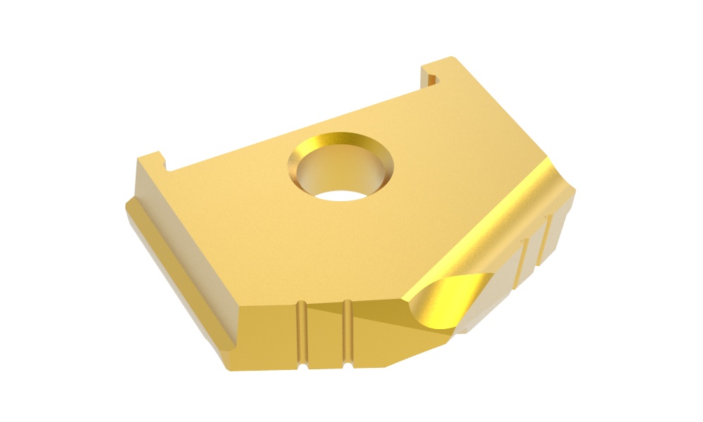 Picture of Allied Machine 1022T-0124 1-3/4" Series B HSS HP Drill Insert TIN